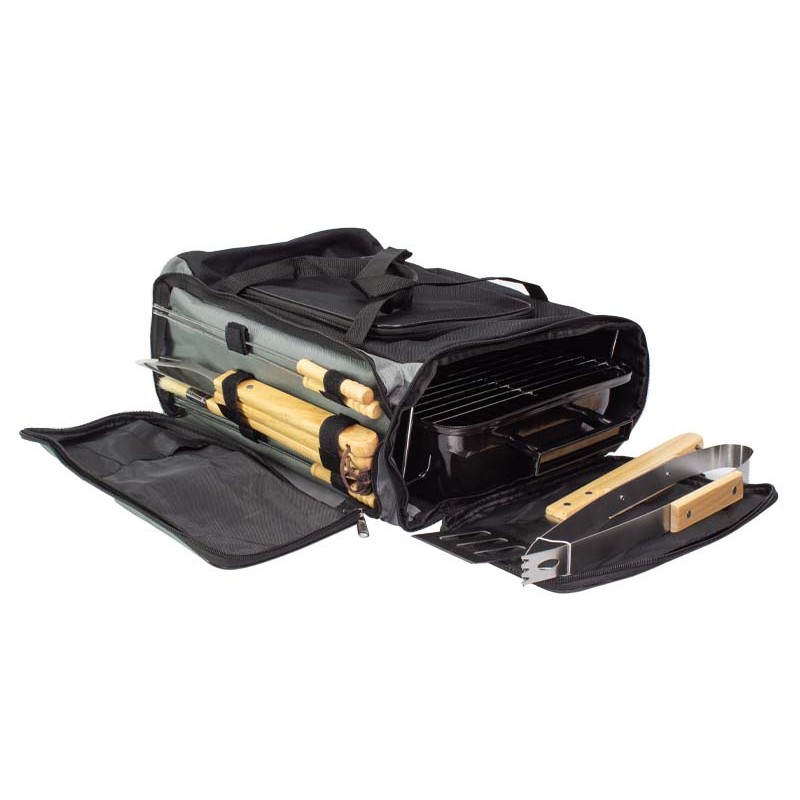 Set Bolso - Cooler - Parrilla - Herramientas