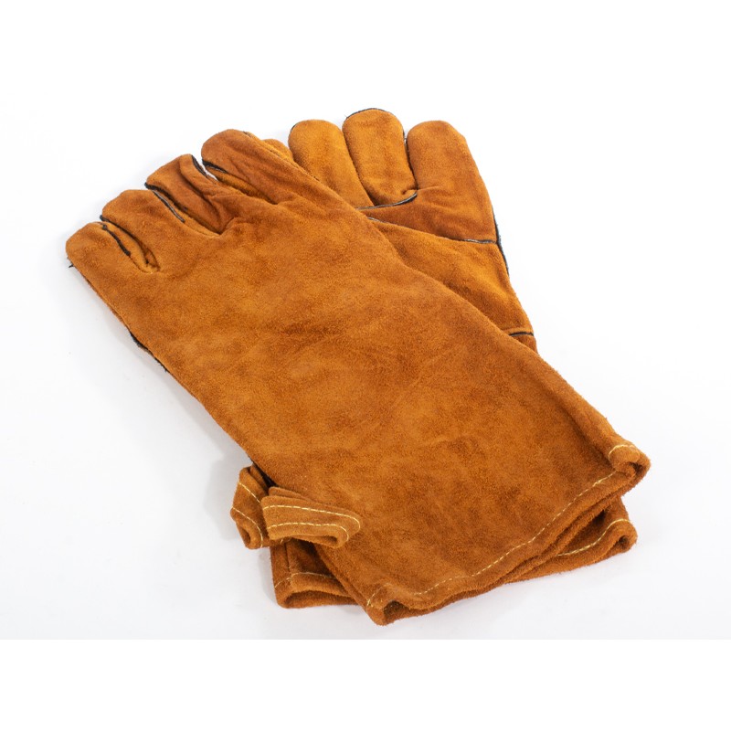 Par de Guantes de Cuero Gamuza